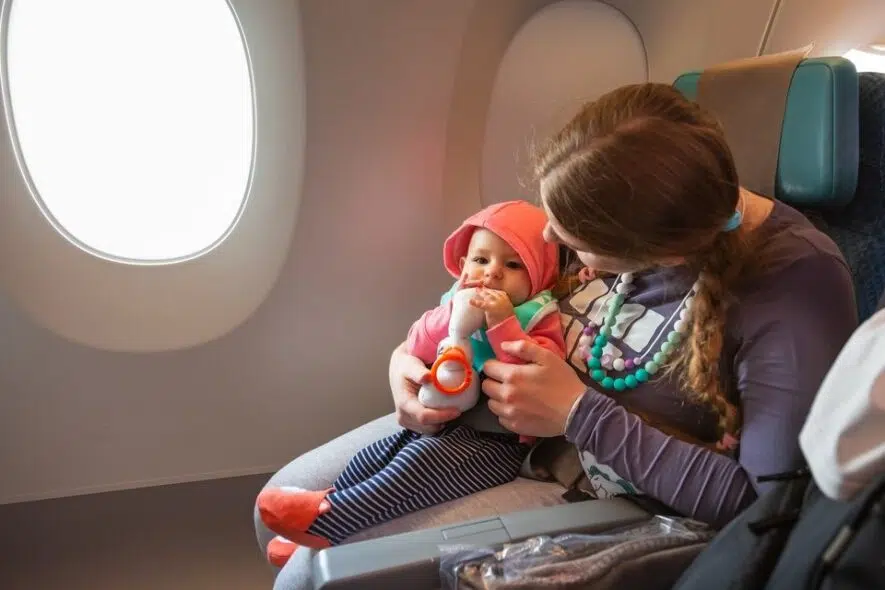 Producto Viajar con un bebe en avion